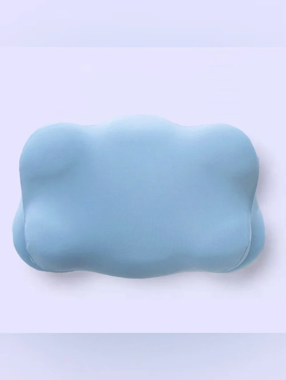 New Mellow CloudAlign Memory Foam Sleep Pillow And Pillow Case Regular Size Blue